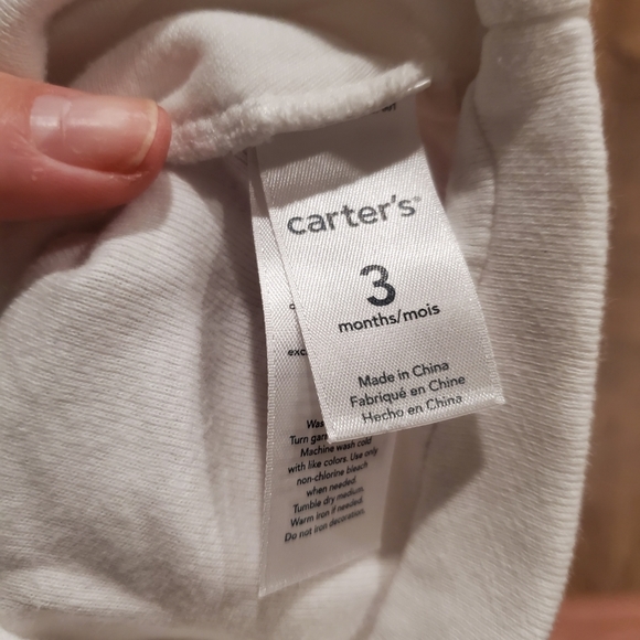 Carters Gerber Baby Essentials 4 Hat Cotton Beanie Star White Gray Orange Unisex - Picture 3 of 11